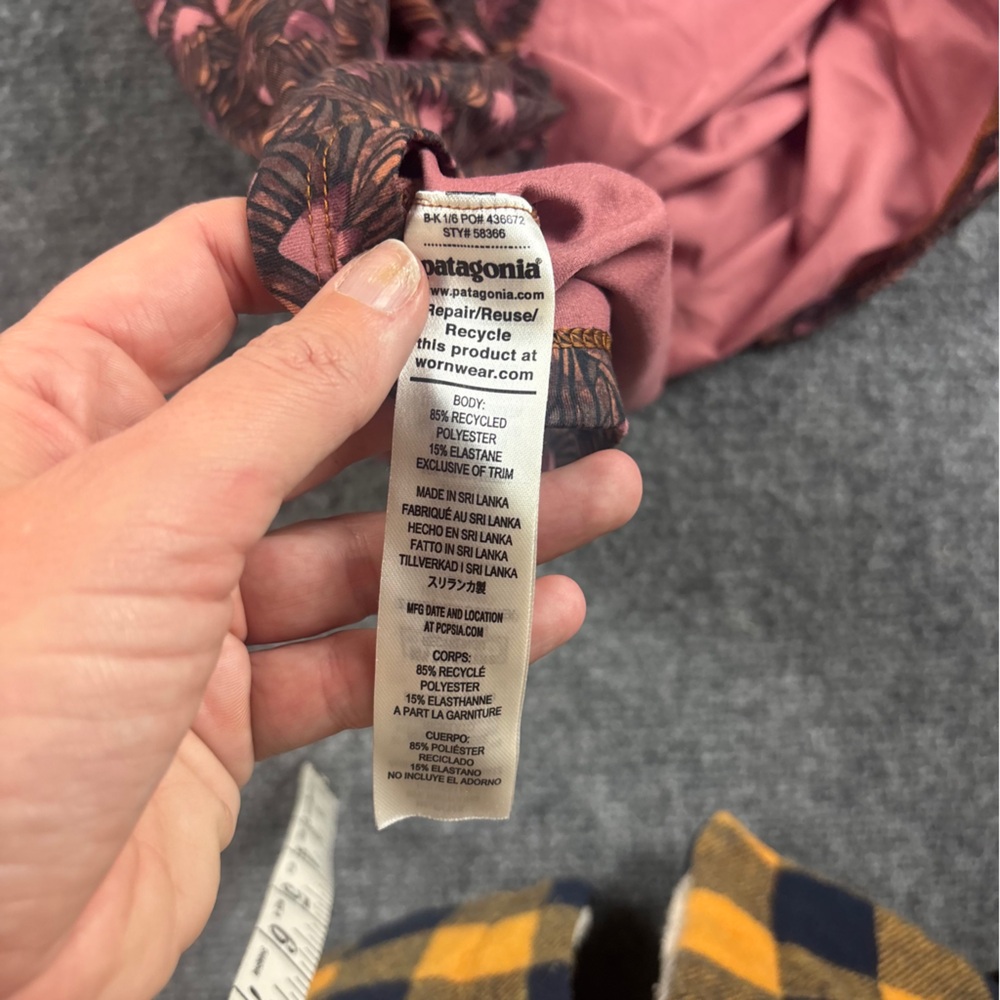 PATAGONIA Women’s Magnolia Spring Dress Block Party: Fertile Brown size: Small - Picture 10 of 10